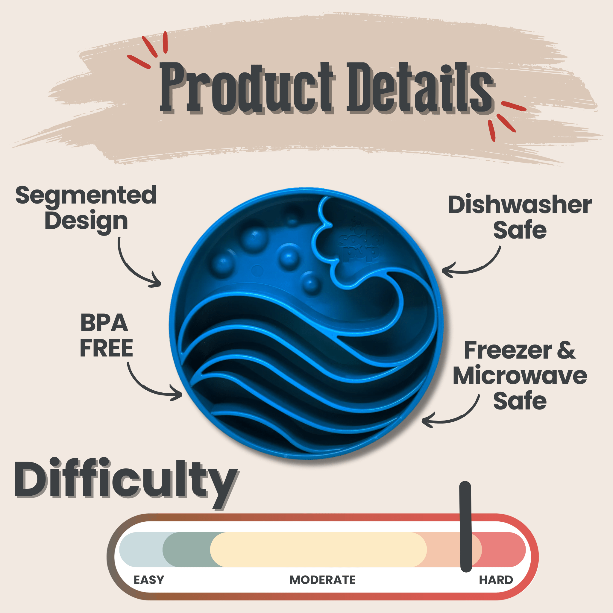 Holiday Slow Feeder Bowls for Cats | Made in the USA, Dishwasher-Safe & Non-Toxic