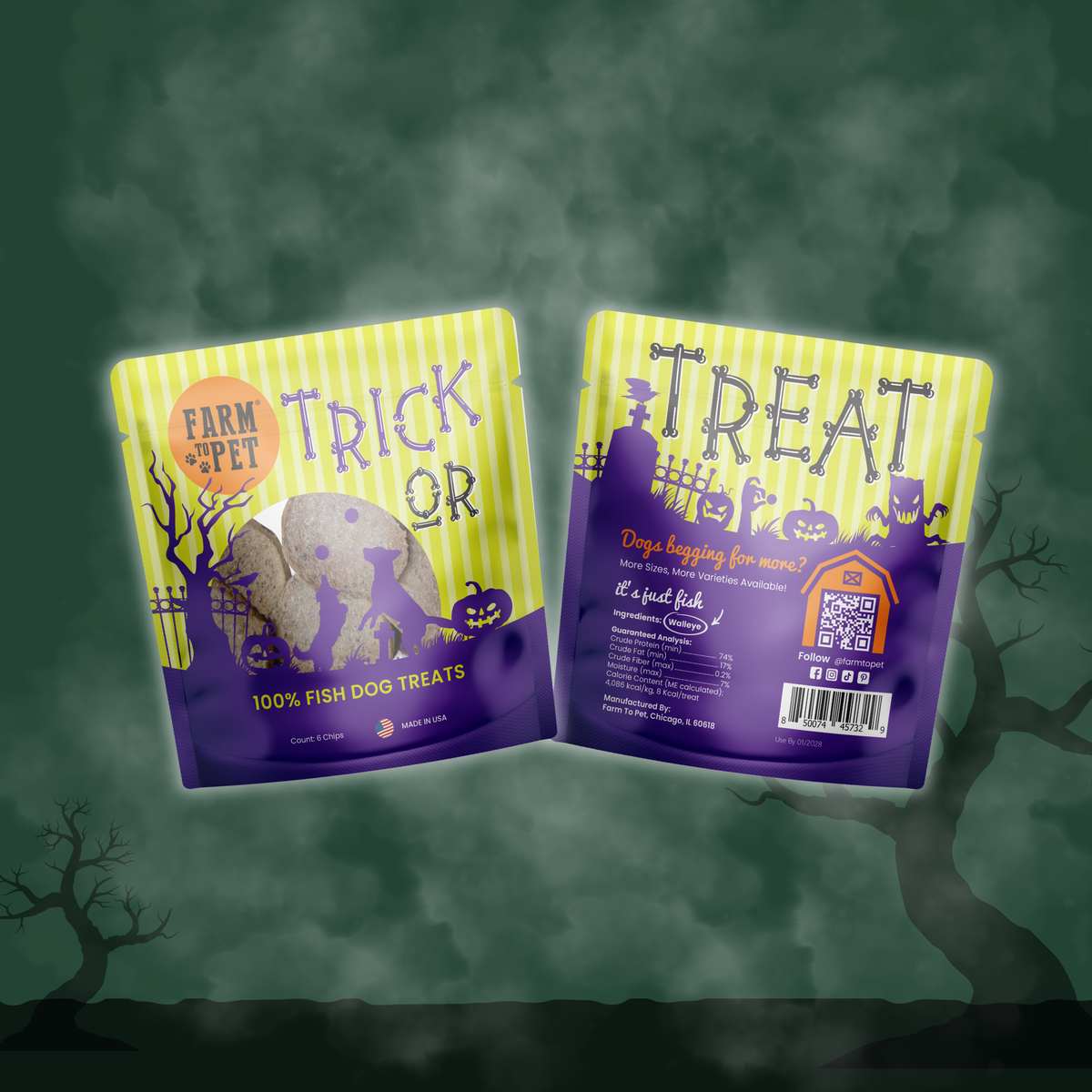 Halloween Cat Treat Snack Pack Bundle
