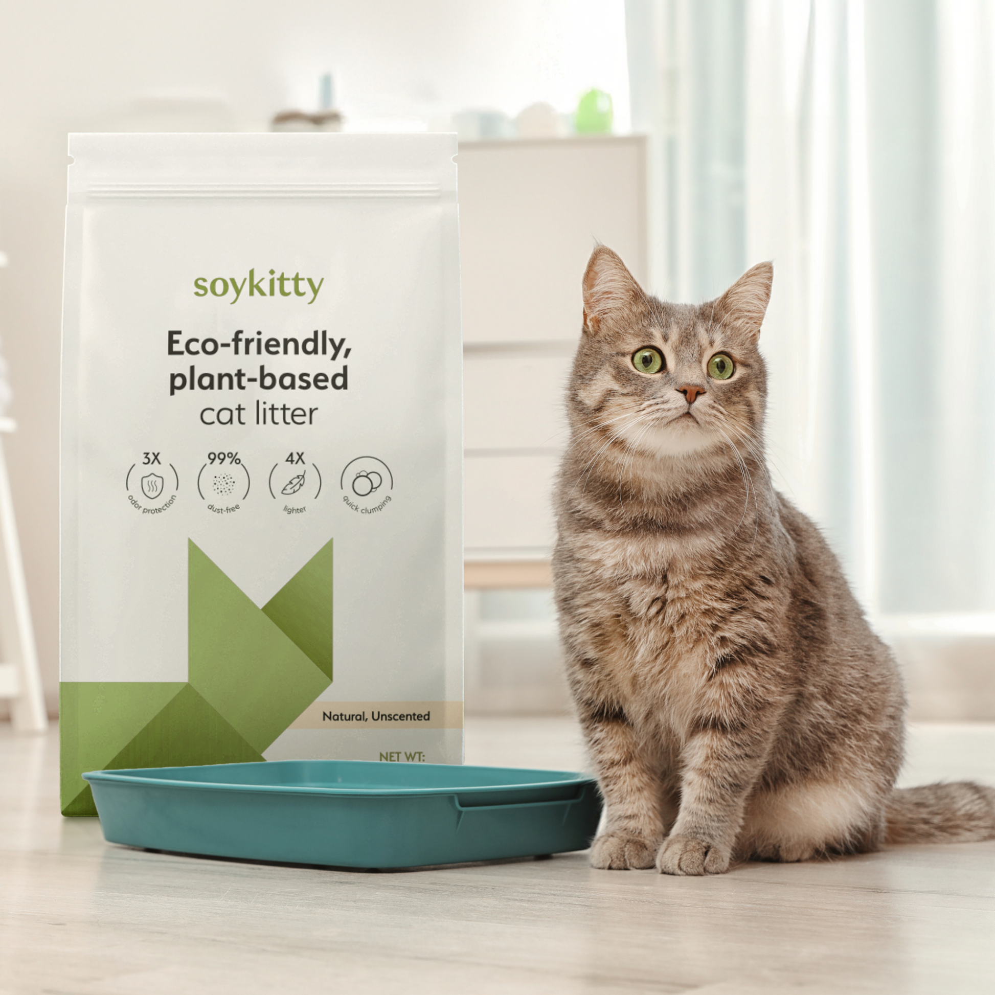 All-Natural, Non-Toxic Plant-Based Cat Litter