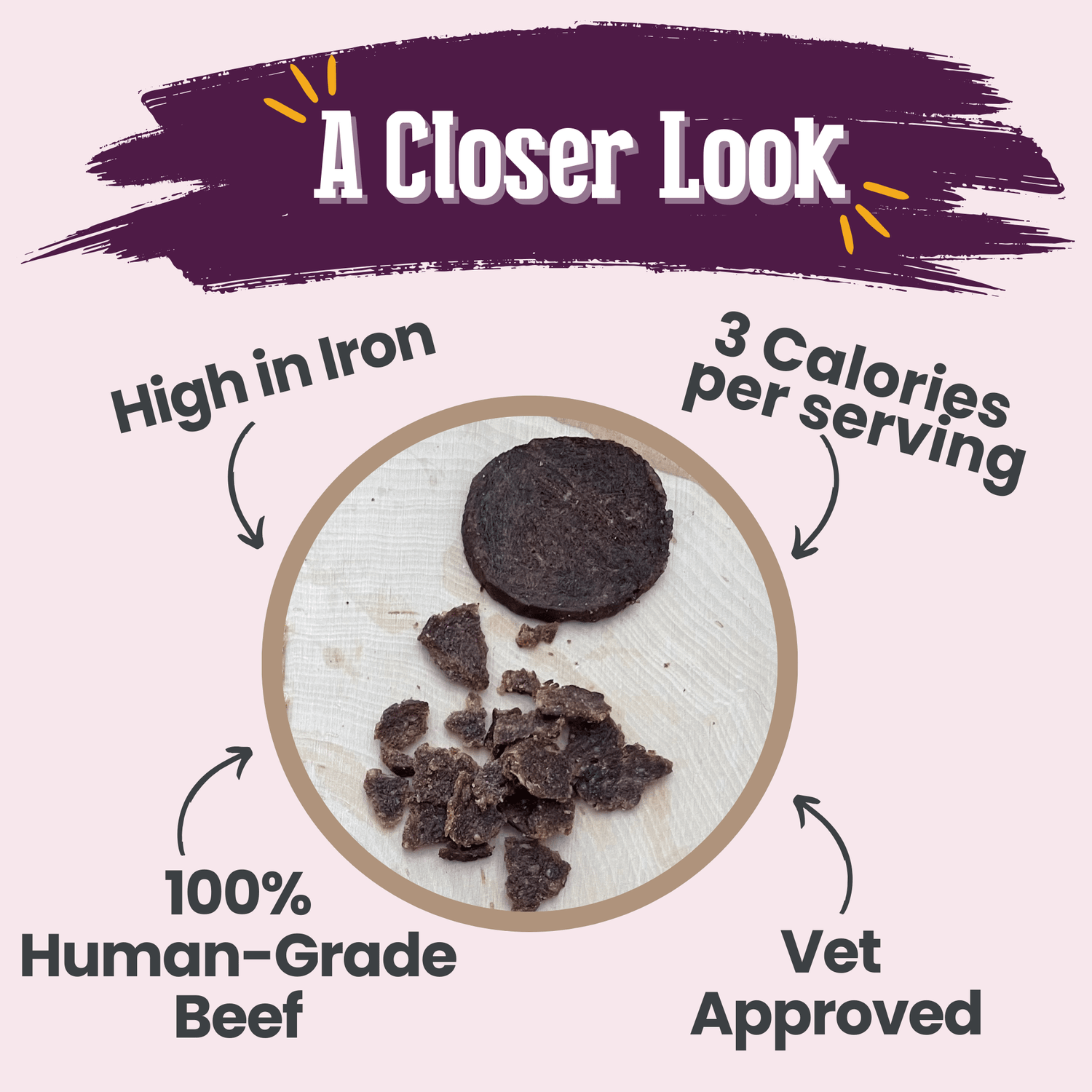 Beef Crumbles Cat Treats | High Protein Treats for Cats