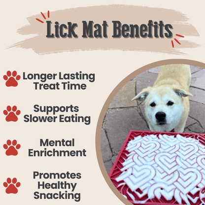 Holiday Lick Mats for Cats | USA Made Slow Feeding &amp; Mental Stimulation Toy
