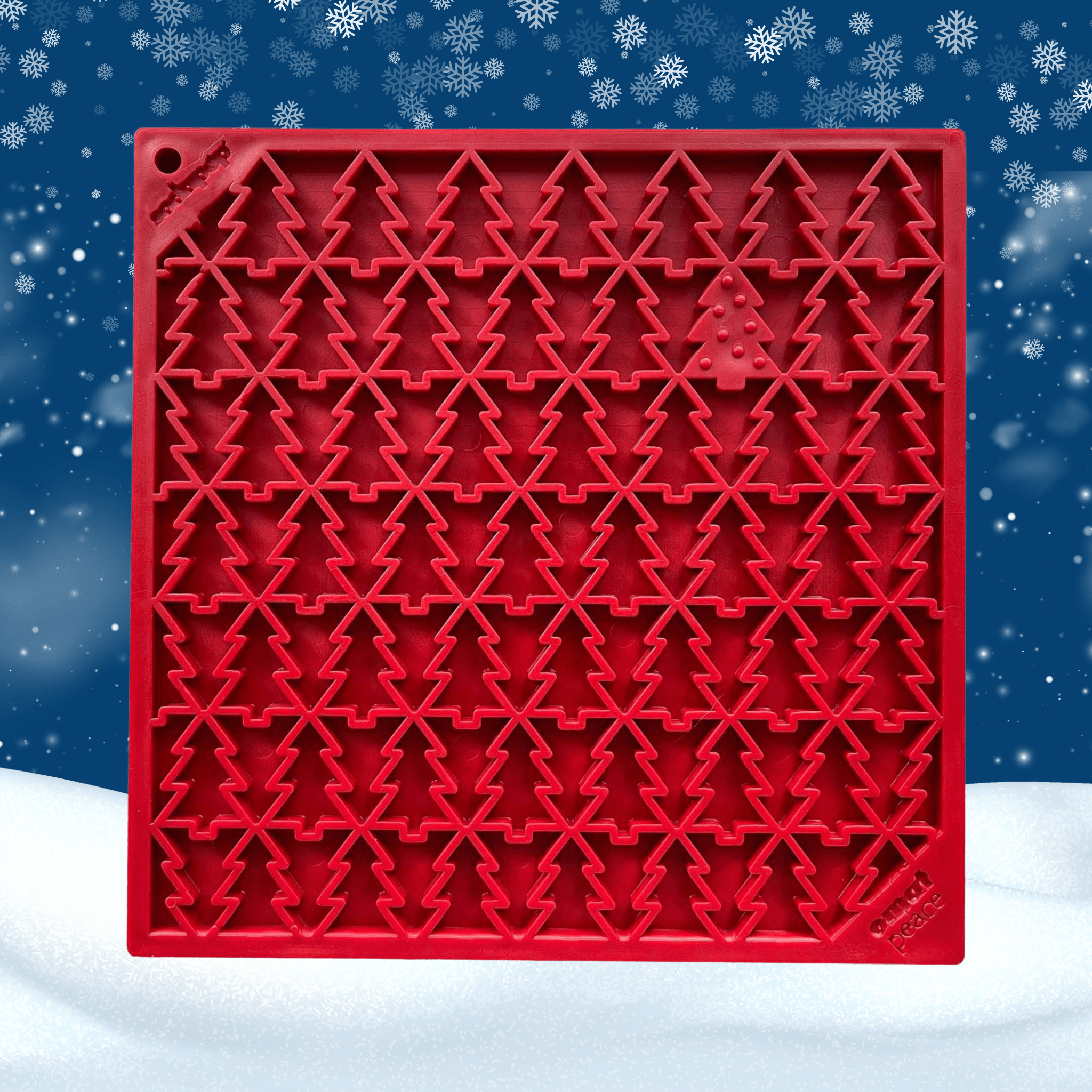 Holiday Lick Mats for Cats | USA Made Slow Feeding &amp; Mental Stimulation Toy