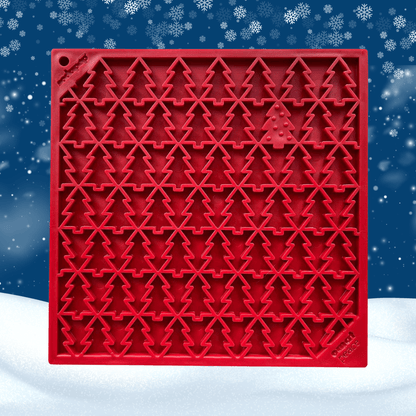 Holiday Lick Mats for Cats | USA Made Slow Feeding &amp; Mental Stimulation Toy