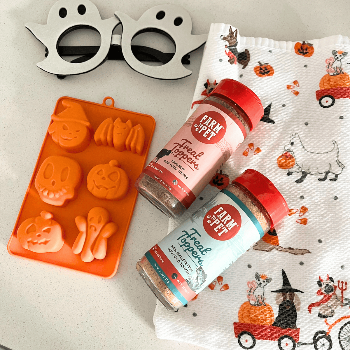 Halloween Cat Treat Mold | Silicone Mold for Homemade Cat Treats &amp; Frozen Treats