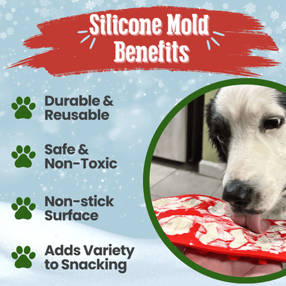 Cat-Safe Holiday Treat Mold | Make Frozen, Lickable or Gelatin Holiday Cat Treats