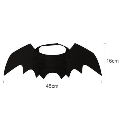 Halloween Black Bat Wings for Cats | Cat Costume
