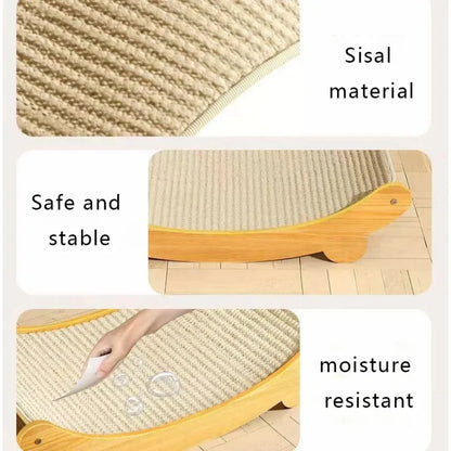 Large Cat Scratching Pad &amp; Sisal Cat Bed
