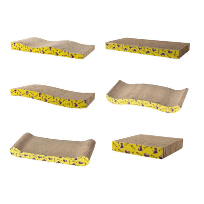 Cat Scratching Board Bed – Cardboard Scratch Pad &amp; Nest for Cats