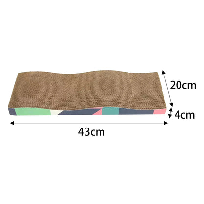 Cat Scratching Board Bed – Cardboard Scratch Pad &amp; Nest for Cats