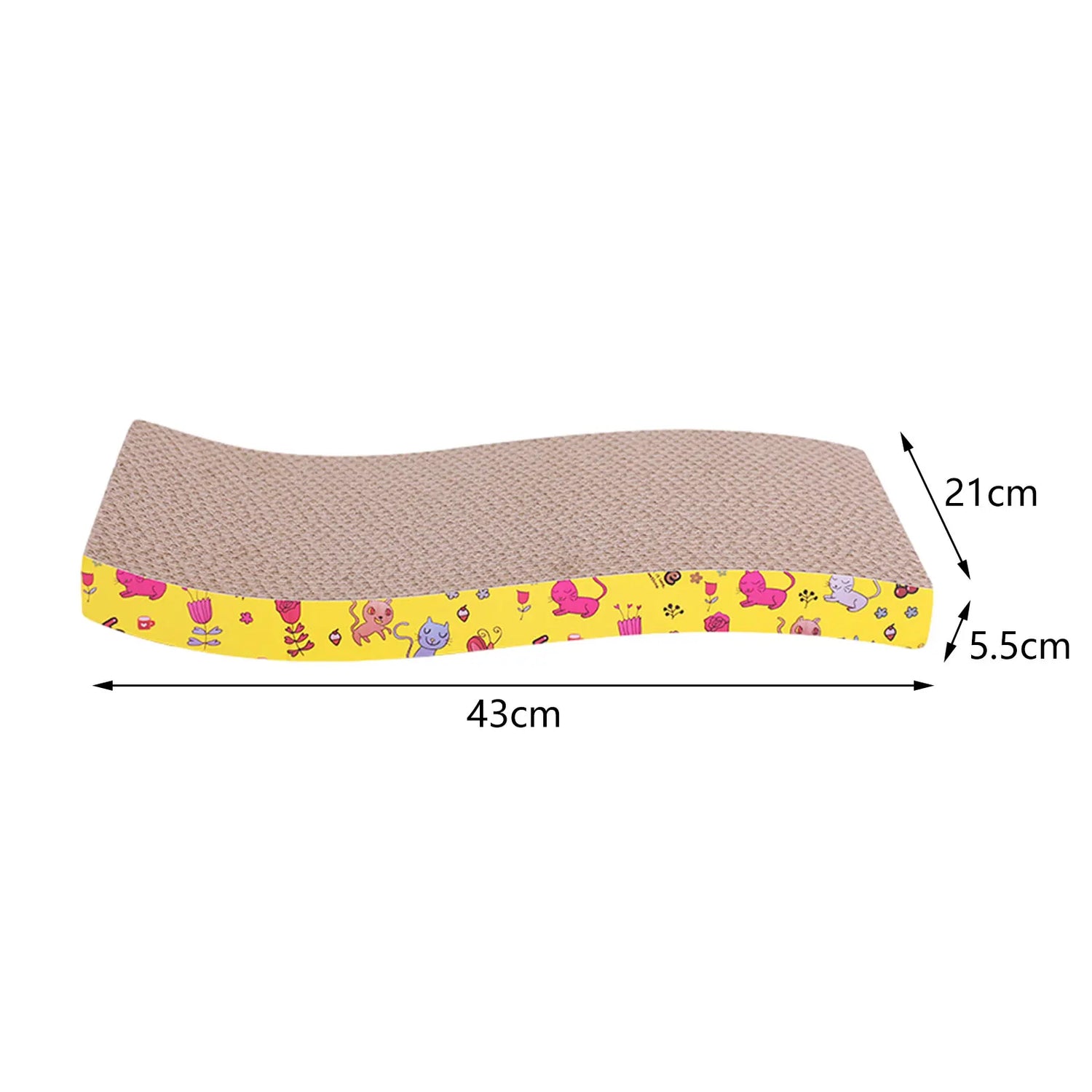Cat Scratching Board Bed – Cardboard Scratch Pad &amp; Nest for Cats