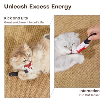 Halloween Knife Catnip Toys — 4-Piece Set