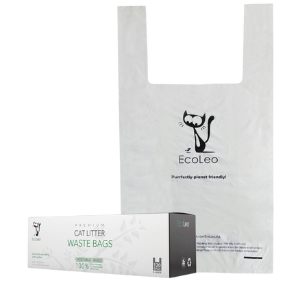 Biodegradable Cat Litter Waste Bags | XL, Compostable &amp; Leakproof
