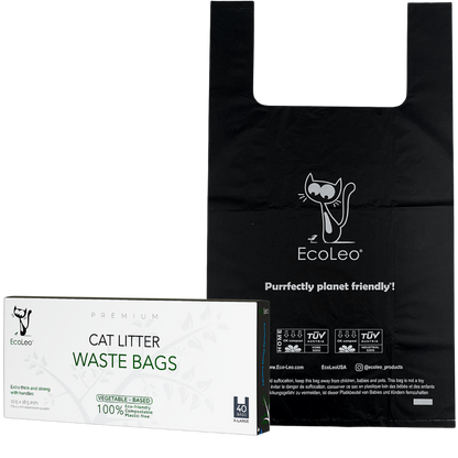 Biodegradable Cat Litter Waste Bags | XL, Compostable &amp; Leakproof
