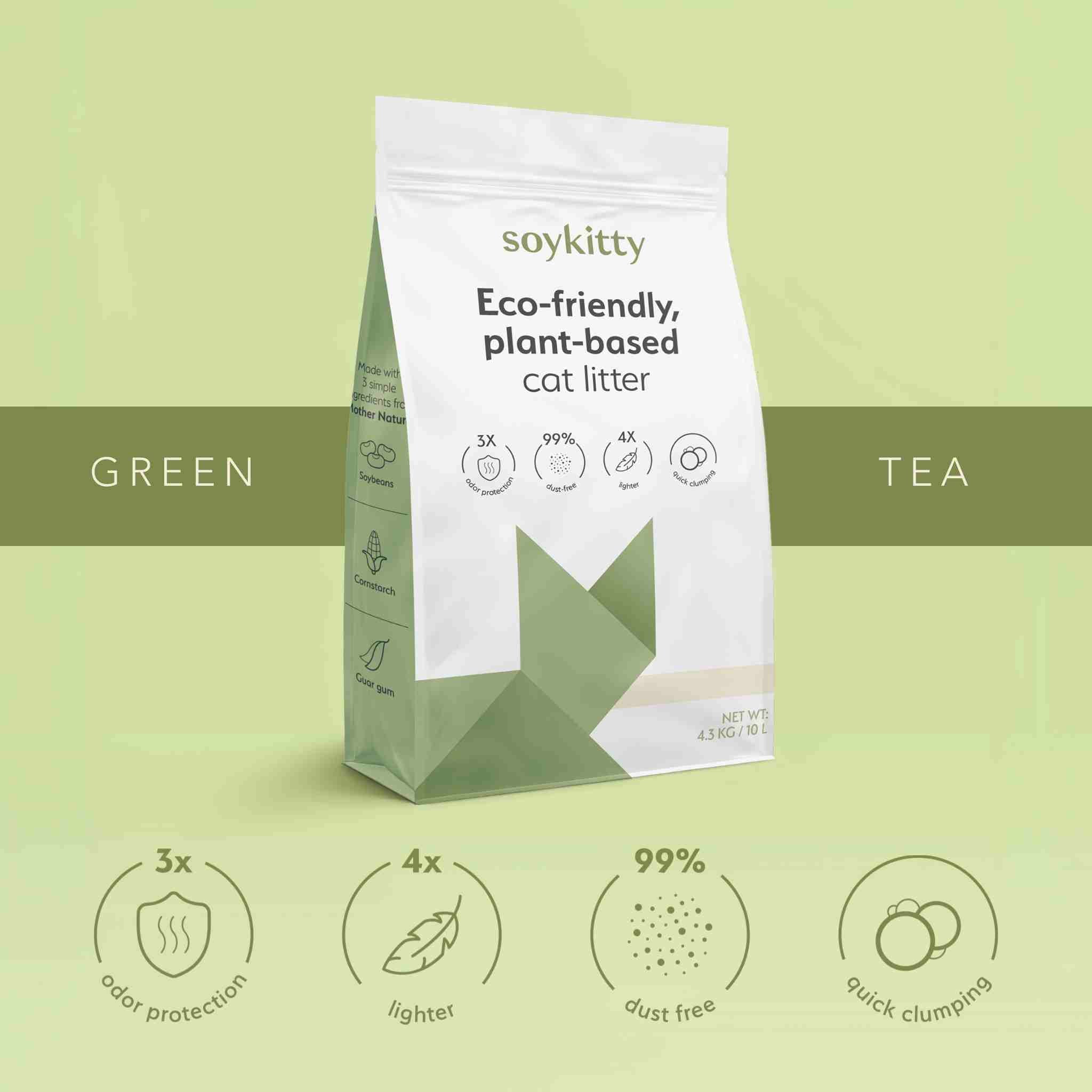 100% Eco-Friendly, Plant-Based Cat Litter – SoyKitty