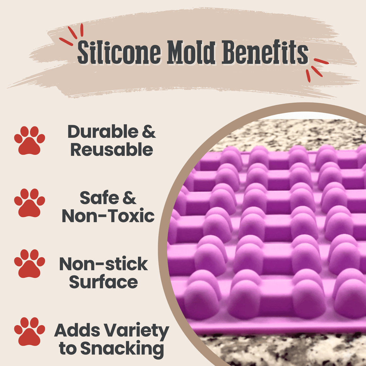 Halloween Cat Treat Mold | Silicone Mold for Homemade Cat Treats &amp; Frozen Treats