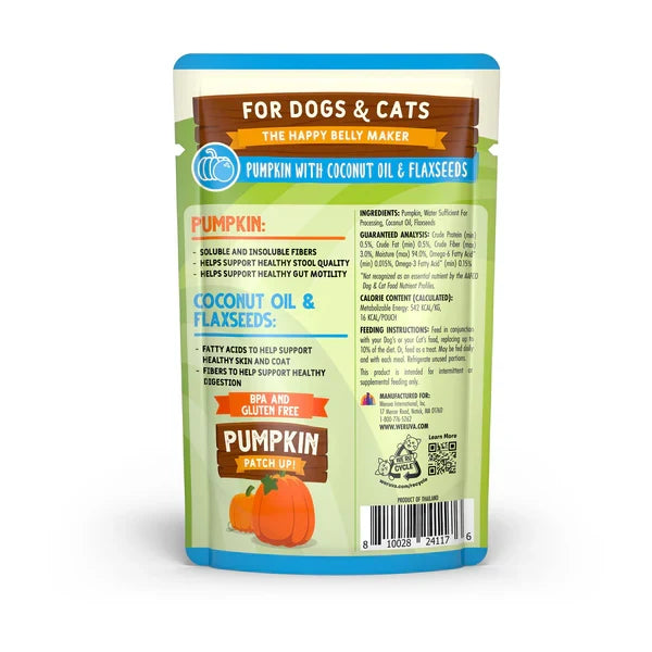 Pumpkin Patch Up! Pumpkin with Coconut Oil &amp; Flaxseed for Cats